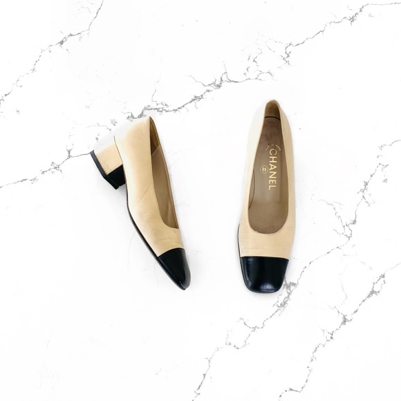 CHANEL Shoes - Chanel Vintage Cap Toe Pumps